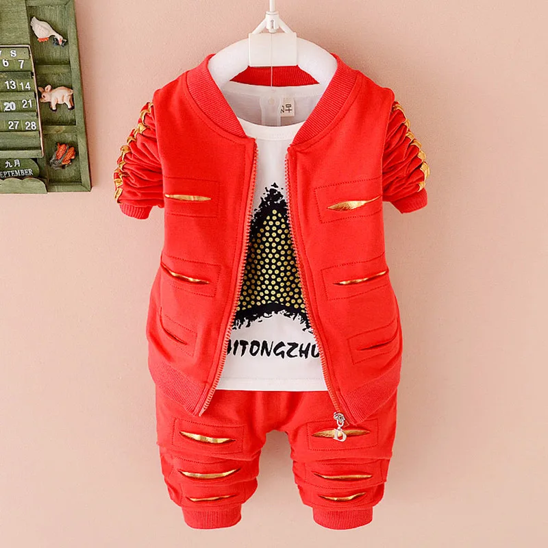 Children Boys Girls Garment Clothes 2018 Autumn Kids Jacket And T-shirt And Pants 3 Pcs Suits Baby Clothing Sets
Children Boys Girls Garment Clothes 2018 Autumn Kids Jacket And T-shirt And Pants 3 Pcs Suits Baby Clothing Sets