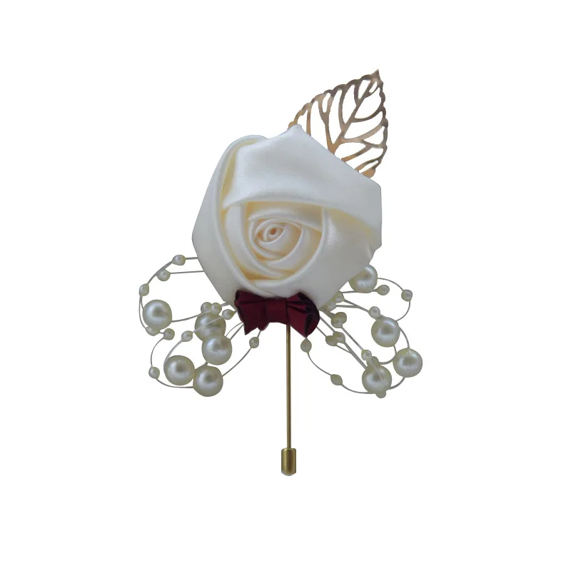Silk Rose Flower Diy Groom Boutonniere Man Corsage Suit For Wedding Flowers Party Decoration
Silk Rose Flower Diy Groom Boutonniere Man Corsage Suit For Wedding Flowers Party Decoration