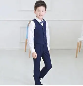 2017 High quality children Boys suit Vest leisure suit Kids Wedding prom Suits party clothes 4 pcs free shipping 
2017 High quality children Boys suit Vest leisure suit Kids Wedding prom Suits party clothes 4 pcs free shipping