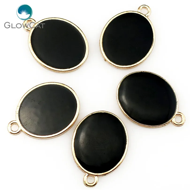 5pcs/lot Light Gold Enamel Black Ellipse Round Beauty Pendant Jewelry Finding Making 22332
5pcs/lot Light Gold Enamel Black Ellipse Round Beauty Pendant Jewelry Finding Making 22332