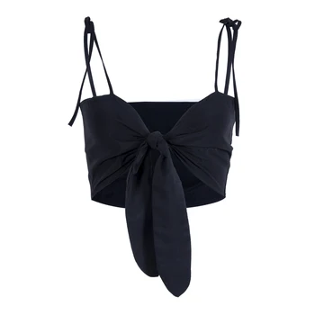 2018 New Fashion Women Summer Clubwear Beach Front Bow Tie Crop Top Sleeveless Plunge V-Neck Tank Tops Vest
2018 New Fashion Women Summer Clubwear Beach Front Bow Tie Crop Top Sleeveless Plunge V-Neck Tank Tops Vest