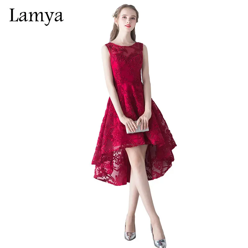 LAMYA High Low Elegant Evening Party Dresses Princess Zipper Short Front Long Back Prom Gown Cheap Plus Size vestidos de festa
LAMYA High Low Elegant Evening Party Dresses Princess Zipper Short Front Long Back Prom Gown Cheap Plus Size vestidos de festa