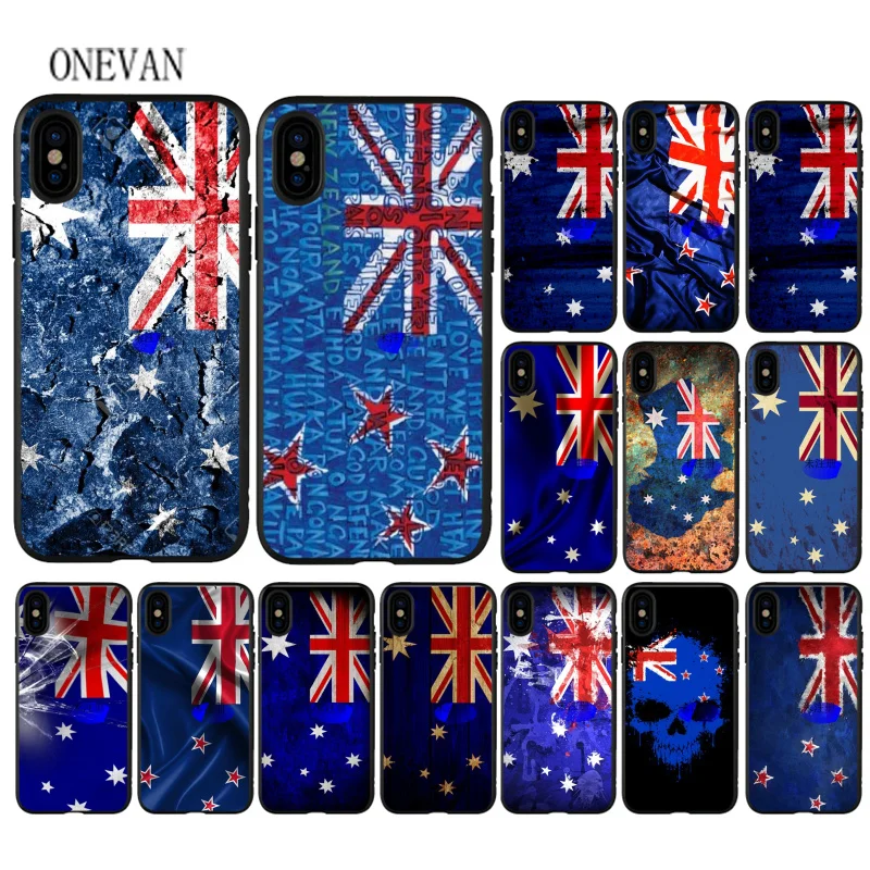 the australian flag New zealand flag soft Phone Case for Apple iPhone 7 8 6 6S Plus X XS MAX 5 5S SE XR Cover
the australian flag New zealand flag soft Phone Case for Apple iPhone 7 8 6 6S Plus X XS MAX 5 5S SE XR Cover