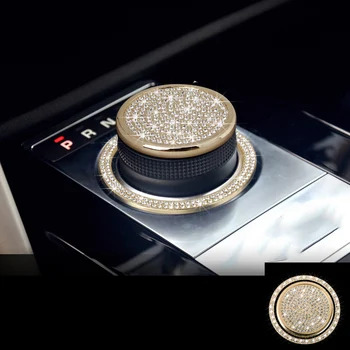 2pcs Silver / Gold Diamond Style Center Control Switch Decorator Cover Trim Case For Land Rover Discovery 5 LR5 2017-2018 
2pcs Silver / Gold Diamond Style Center Control Switch Decorator Cover Trim Case For Land Rover Discovery 5 LR5 2017-2018
