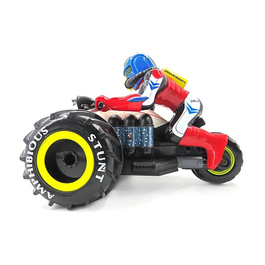 Flytec Amphibious Stunt Boat RC Car Moto 4WD 15kmH Wireless 360 Degrees Rotate Motorfiets Remote Control Cars Children Toys (8)