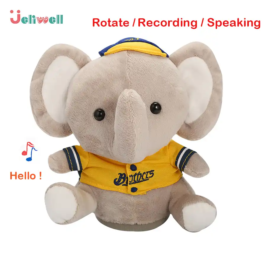 talking elephant baby toy