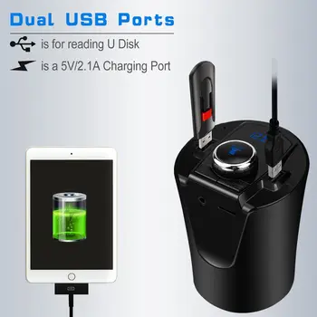 Wireless Bluetooth FM Transmitter MP3 USB Car Radio Aux Bluetooth Adapter Receiver for Car Phone iPhone Charging Hands-Free Ca
Wireless Bluetooth FM Transmitter MP3 USB Car Radio Aux Bluetooth Adapter Receiver for Car Phone iPhone Charging Hands-Free Ca