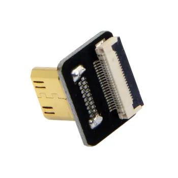NGFF Up Angled 90 Degree CYFPV Mini HDMI Type C Male Connector for FPV HDTV Multicopter Aerial Photography
NGFF Up Angled 90 Degree CYFPV Mini HDMI Type C Male Connector for FPV HDTV Multicopter Aerial Photography