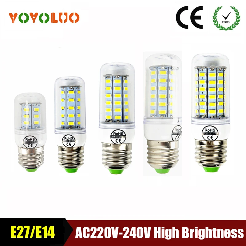 Led bulb Corn bulb E27 Led Lamps E14 5730 220V 230V 24led 36led 48led 56led 69led LED bulb Christmas Chandelier Candle Lighting
Led bulb Corn bulb E27 Led Lamps E14 5730 220V 230V 24led 36led 48led 56led 69led LED bulb Christmas Chandelier Candle Lighting