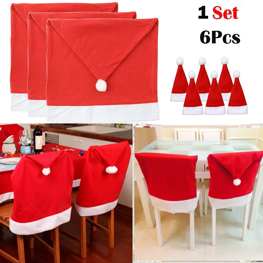 6PCS Santa Hat Chair Covers Christmas Decor Dinner Chair Xmas Cap Sets Home Christmas Party Decor Supplies Dropshipping #35
6PCS Santa Hat Chair Covers Christmas Decor Dinner Chair Xmas Cap Sets Home Christmas Party Decor Supplies Dropshipping #35