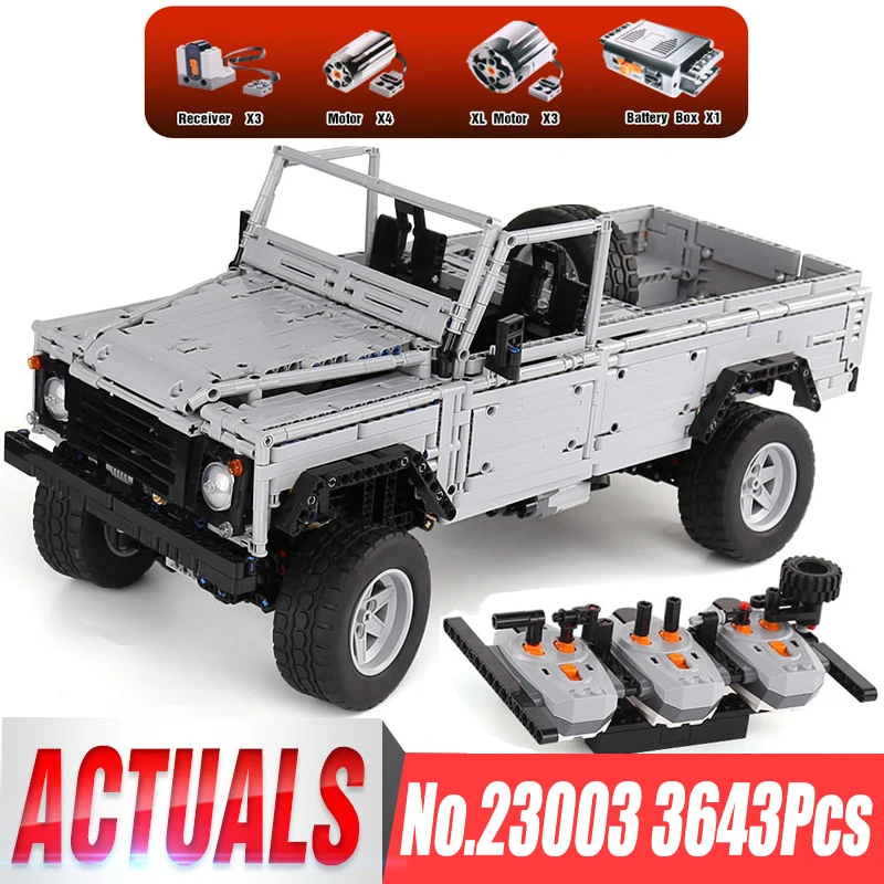 23003 Technic series Creative MOC RC Wild off-road vehicles model legoing Building Blocks Bricks SUV toys for boys gifts
23003 Technic series Creative MOC RC Wild off-road vehicles model legoing Building Blocks Bricks SUV toys for boys gifts