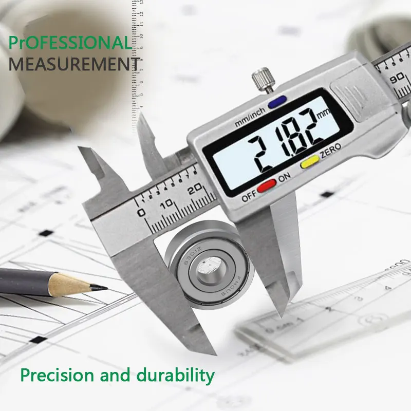 Stainless Steel Precision Electronic Vernier Caliper with Digital Display QJS Shop
Stainless Steel Precision Electronic Vernier Caliper with Digital Display QJS Shop