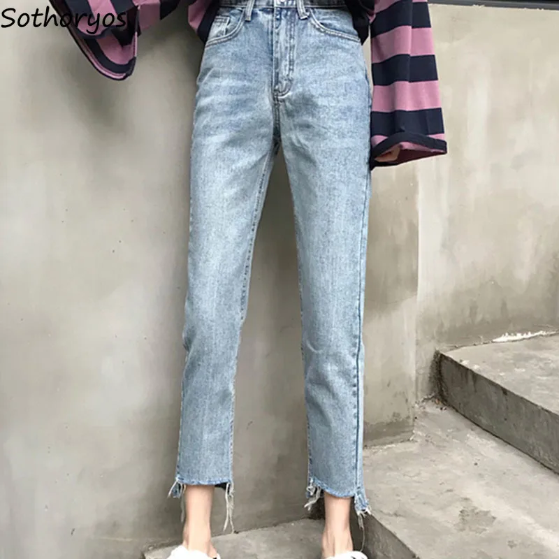 Jeans Women Harajuku Vintage Denim Hollow Out Tassel Simple All-match Womens Jean Korean Style High Waist Leisure Trendy Female
Jeans Women Harajuku Vintage Denim Hollow Out Tassel Simple All-match Womens Jean Korean Style High Waist Leisure Trendy Female