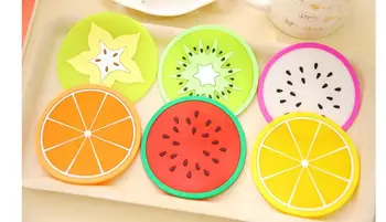 200pcs/lot fedex fast free shipping Colorful Cute Silicone Fruits Coaster Novelty Cup Cushion round fruit cup mat
200pcs/lot fedex fast free shipping Colorful Cute Silicone Fruits Coaster Novelty Cup Cushion round fruit cup mat