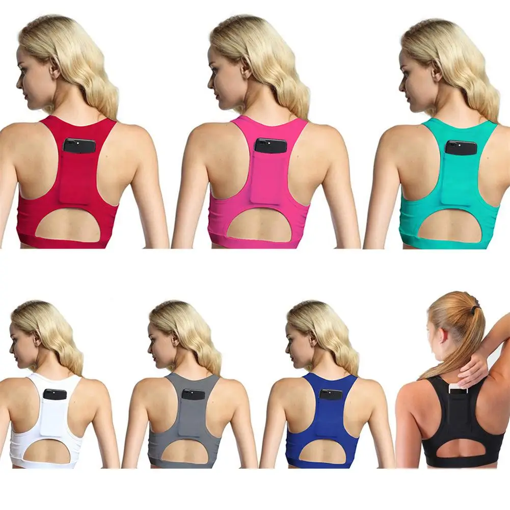 Women's Compression Sports Bra With Phone Pocket Yoga Bra Sportswear Elastic Running Underwear Gym Sport Bra Top
Women's Compression Sports Bra With Phone Pocket Yoga Bra Sportswear Elastic Running Underwear Gym Sport Bra Top