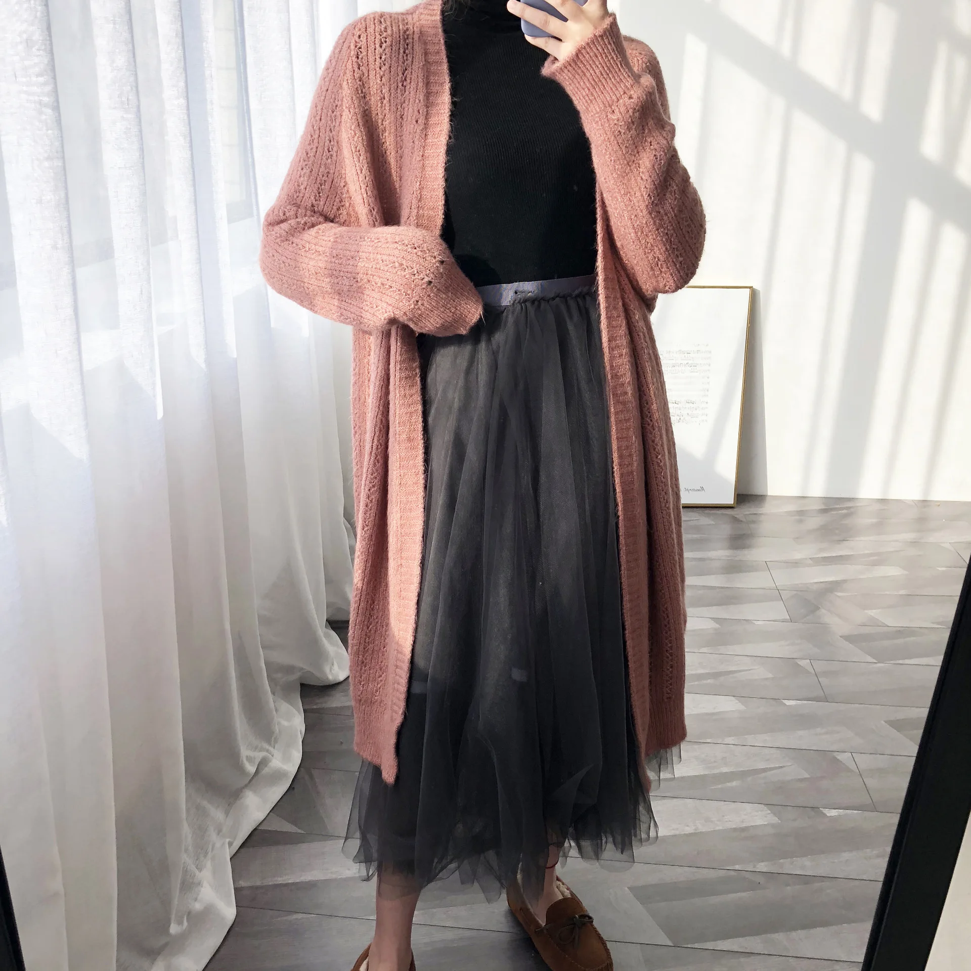 2019 Autumn Winter Women Long Sleeve Loose Knitting Cardigans Coat Long Sweater Jumper Women Cape Casaco Feminino Women Poncho
2019 Autumn Winter Women Long Sleeve Loose Knitting Cardigans Coat Long Sweater Jumper Women Cape Casaco Feminino Women Poncho