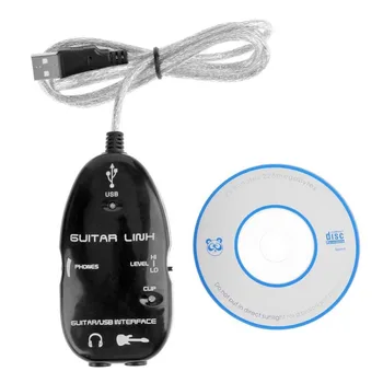 Guitar to USB Sound Player Sound Card Effector Interface Link Audio Cable Music Recording Adapter for PC
Guitar to USB Sound Player Sound Card Effector Interface Link Audio Cable Music Recording Adapter for PC