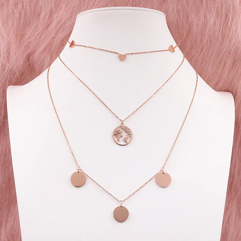Mavis Hare Multilayer necklace wearing the Multi Heart Choker Necklace Multi Coin Necklace combined with the World Necklace
Mavis Hare Multilayer necklace wearing the Multi Heart Choker Necklace Multi Coin Necklace combined with the World Necklace