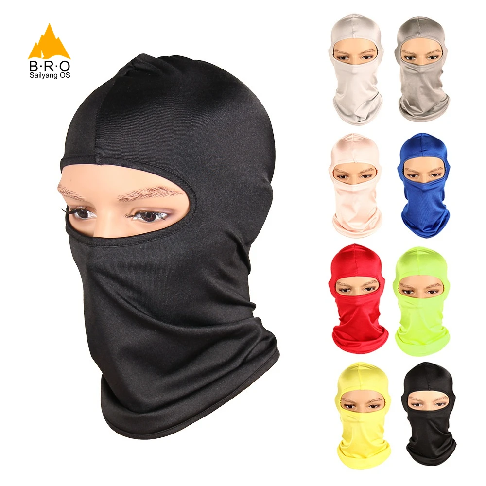Anti Fog Pollution Full Face Lycra Masks Protection Balaclava Headwear Cycling Breathable Mask Windproof Biker Scarf | Спорт и