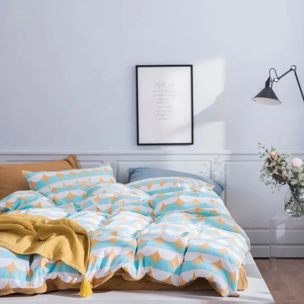 2019 Geometric Checkered Scandinavian Bedding Set Duvet Cover 4pcs Twin Queen King Flat Sheet Wash Cotton Bedlinens Pillowcases
2019 Geometric Checkered Scandinavian Bedding Set Duvet Cover 4pcs Twin Queen King Flat Sheet Wash Cotton Bedlinens Pillowcases