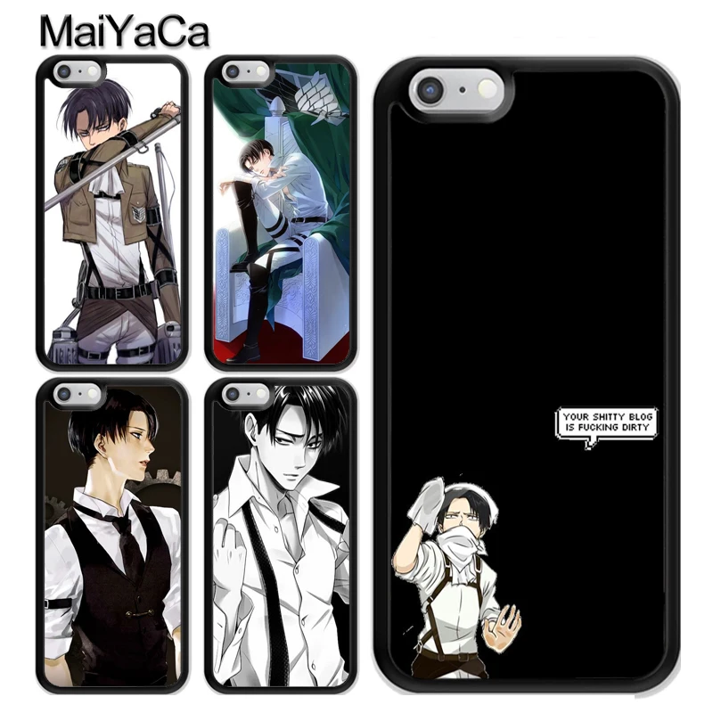 MaiYaCa Levi Ackerman Attack on Titan TPU Plastic Phone Case For iPhone X XR XS MAX 6 6s 7 8 Plus 5 5s SE Back Cover Coque
MaiYaCa Levi Ackerman Attack on Titan TPU Plastic Phone Case For iPhone X XR XS MAX 6 6s 7 8 Plus 5 5s SE Back Cover Coque