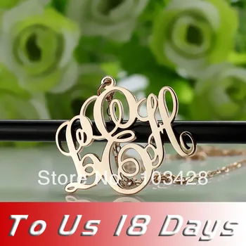 AILIN Freeshipping-Personalize Rose Gold Color Vine Monogram Necklace Custom 3 initials Monogrammed Nameplate Necklace
AILIN Freeshipping-Personalize Rose Gold Color Vine Monogram Necklace Custom 3 initials Monogrammed Nameplate Necklace