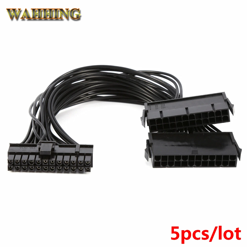 5pcs ATX Mining 30cm 24 Pin Dual PSU Power Supply Extension Cable for Computer Adaptor Cable Connector for Mining 24Pin HY1577
5pcs ATX Mining 30cm 24 Pin Dual PSU Power Supply Extension Cable for Computer Adaptor Cable Connector for Mining 24Pin HY1577