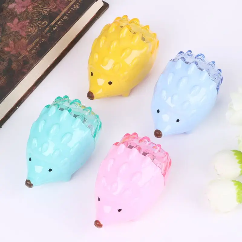 1pcs Kawaii Double Holes cartoon Hedgehog shape Pencil Sharpener Stationery Gift with easy to use and clean
1pcs Kawaii Double Holes cartoon Hedgehog shape Pencil Sharpener Stationery Gift with easy to use and clean