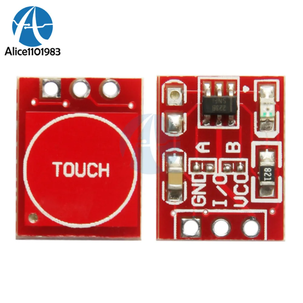 10Pcs TTP223 Touch Key Switch Module Board Touching Button Self-Locking No-Locking Capacitive Switches Reconstruction
10Pcs TTP223 Touch Key Switch Module Board Touching Button Self-Locking No-Locking Capacitive Switches Reconstruction