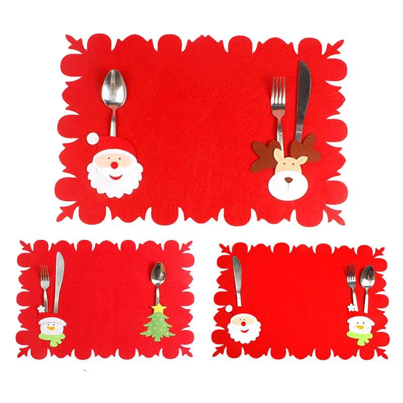 Beautiful Christmas New Year Non-woven Table Placemat Pad Christmas decorations Table Mat Exquisite MAL999
Beautiful Christmas New Year Non-woven Table Placemat Pad Christmas decorations Table Mat Exquisite MAL999