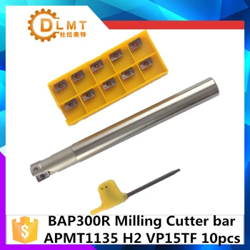 BAP300R C15 16 120 2T BAP300R C15 16 130 2T+APMT1135+10Pcs Indexable Milling CNC Cutter Holder with Carbide CNC Inserts
BAP300R C15 16 120 2T BAP300R C15 16 130 2T+APMT1135+10Pcs Indexable Milling CNC Cutter Holder with Carbide CNC Inserts