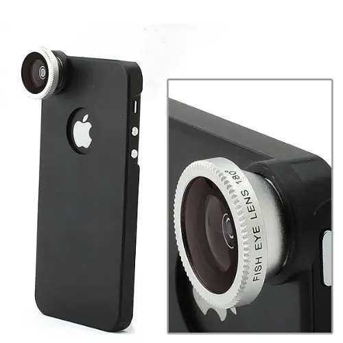 

3in1 Phone Lens Fish eye Fisheye lenses With Phone Cases For iPhone 4 4s 5 5s 6 6s 7 Plus Smartphone Wide Angle Macro Lentes