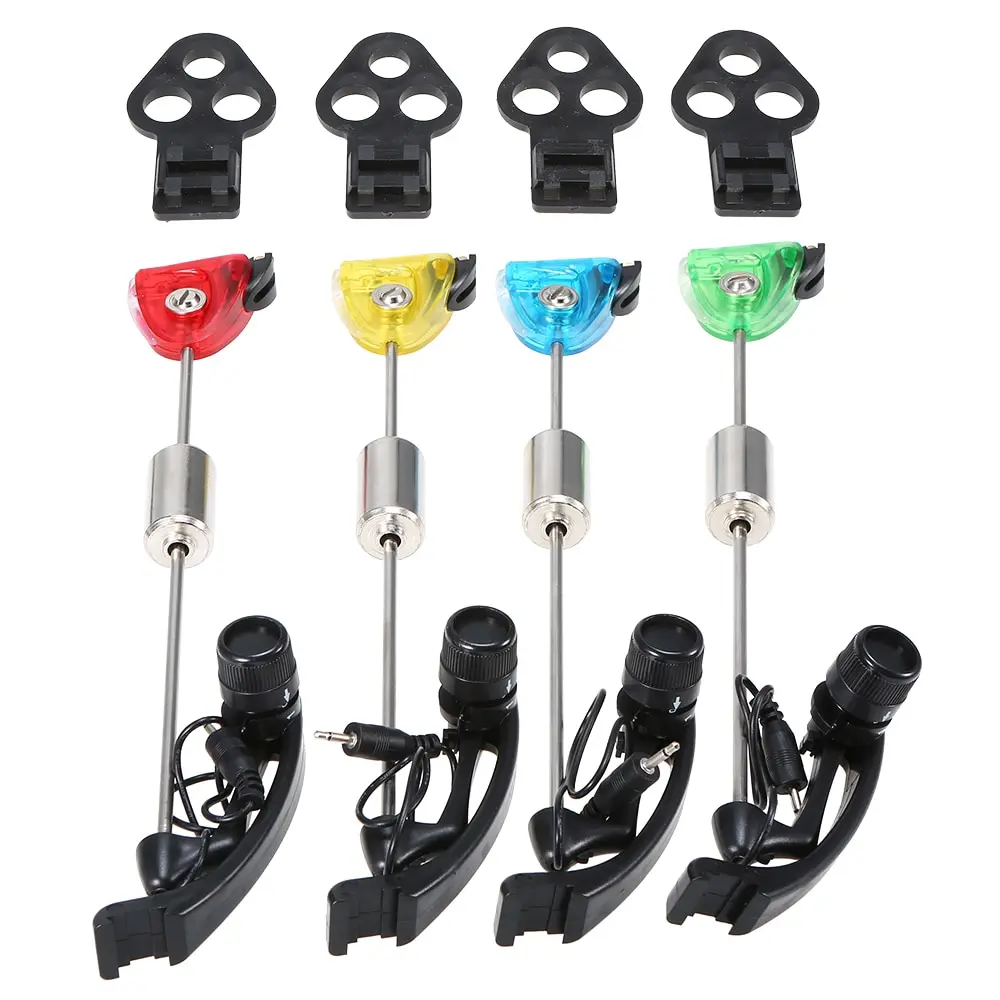 Lixada Fishing Swingers 4 PCS Set LED Hanger Sensor Swinger Illuminated in Cases Bite Indicator Carp Fishing Tackle Kit
Lixada Fishing Swingers 4 PCS Set LED Hanger Sensor Swinger Illuminated in Cases Bite Indicator Carp Fishing Tackle Kit