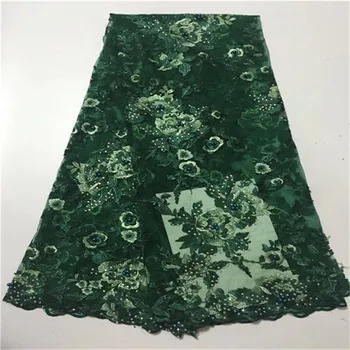 2019 New design Green Embroidered African Lace Fabric High Quality With beads Stones French Net Guipure Lace Fabrics
2019 New design Green Embroidered African Lace Fabric High Quality With beads Stones French Net Guipure Lace Fabrics