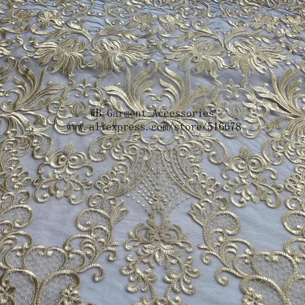 New fashion style high grade beige/off white/gold black background large pattern embroidery wedding dress lace fabric by yard
New fashion style high grade beige/off white/gold black background large pattern embroidery wedding dress lace fabric by yard