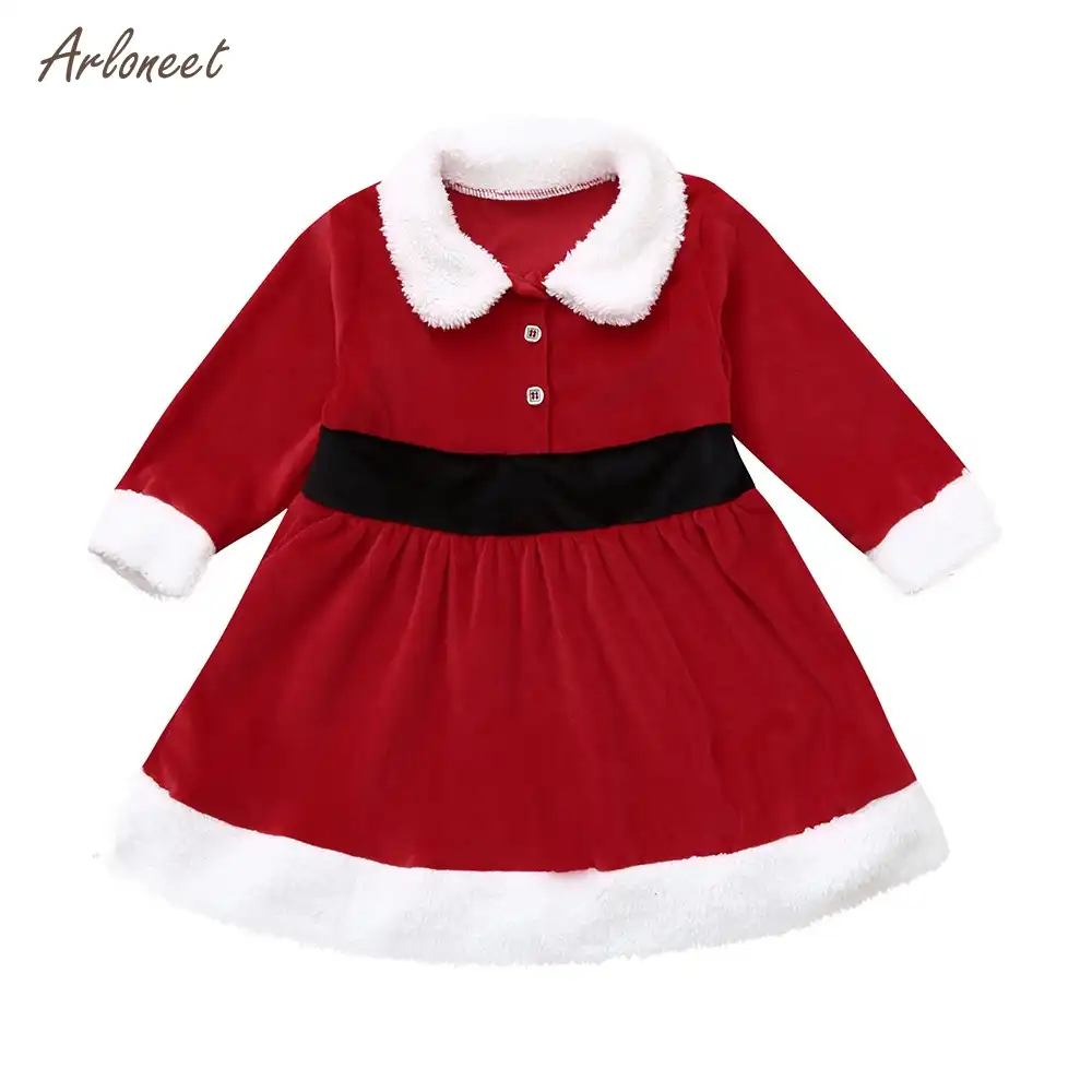 dress for girls winter snowman holiday children clothing plush