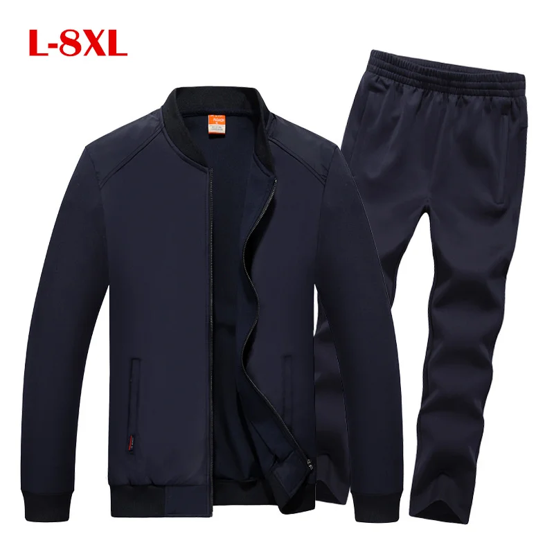 Plus Size 8xl 7xl 6xl 5xl Spring Autumn Men Sporting Suit Sweatshirt +Sweatpants Mens Clothing 2 Pieces Sets Fashion Slim Tracks
Plus Size 8xl 7xl 6xl 5xl Spring Autumn Men Sporting Suit Sweatshirt +Sweatpants Mens Clothing 2 Pieces Sets Fashion Slim Tracks