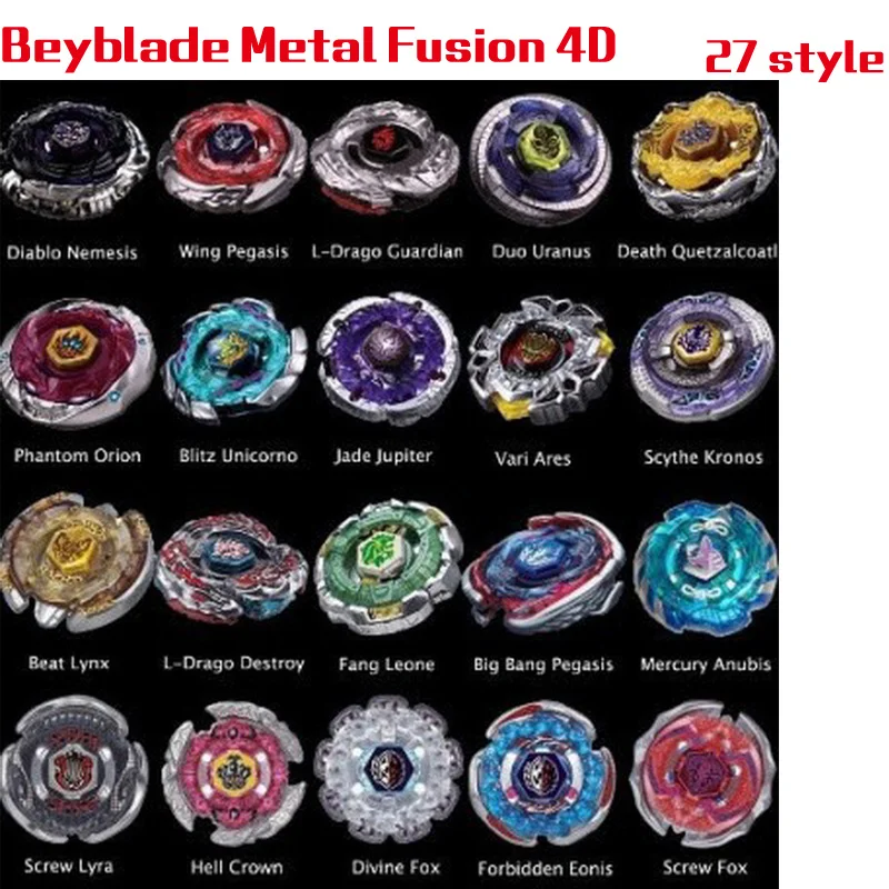 all 4d beyblades