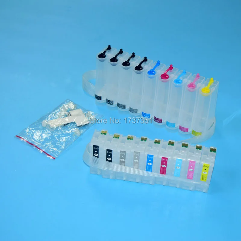 Bulk R3000 Continuous Ciss Ink Supply System T1571-T1579 for Epson Stylus R 3000 Printer With ARC Chip
Bulk R3000 Continuous Ciss Ink Supply System T1571-T1579 for Epson Stylus R 3000 Printer With ARC Chip