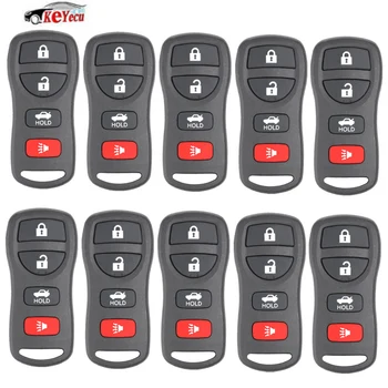 KEYECU 10pcs/lot Replacement Remote Control Key Shell Case Fob 4 Button for Nissan Murano 2003-2007
KEYECU 10pcs/lot Replacement Remote Control Key Shell Case Fob 4 Button for Nissan Murano 2003-2007