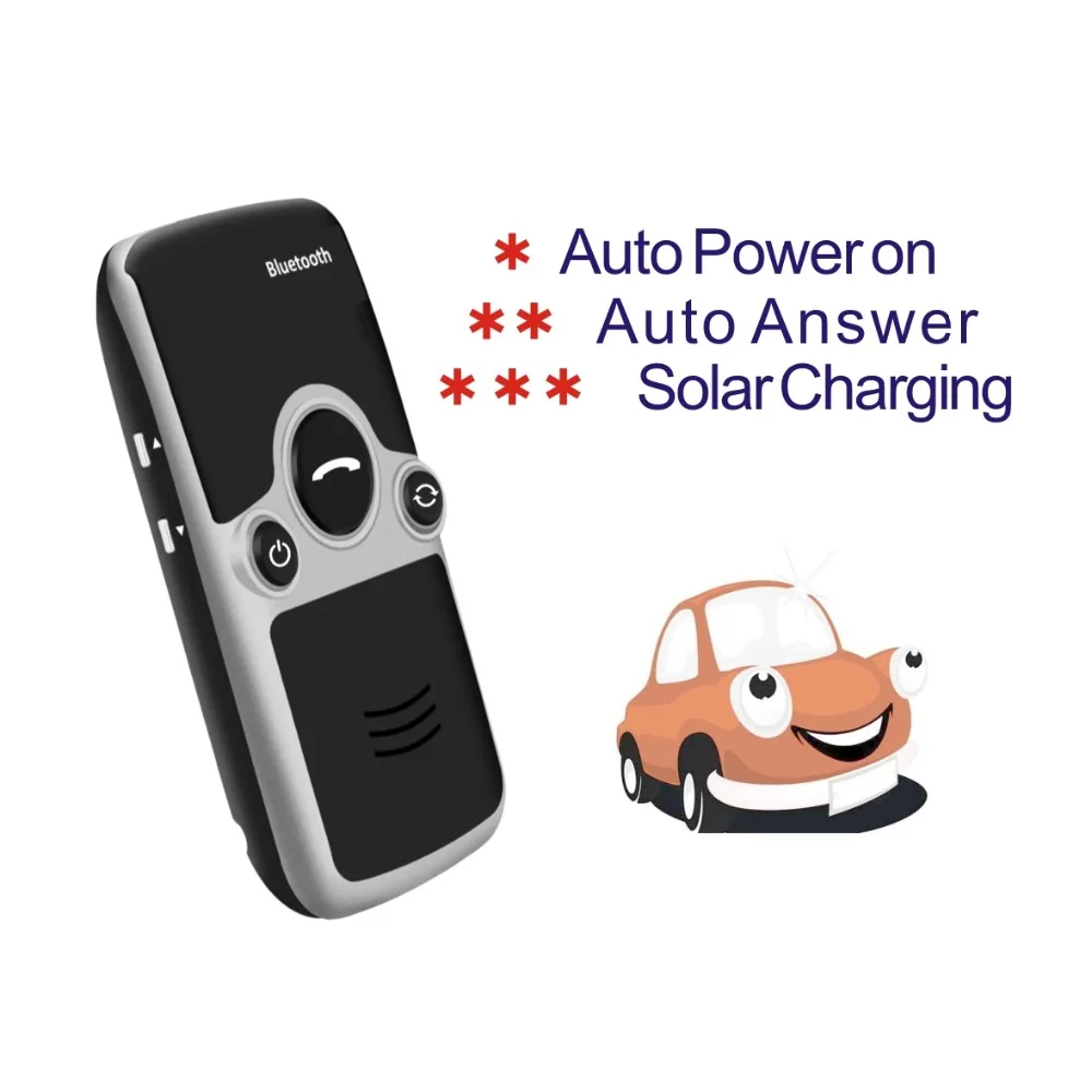 youchangmei A3 solar Bluetooth car solar charging auto answer phone ID report Bluetooth 3.1
youchangmei A3 solar Bluetooth car solar charging auto answer phone ID report Bluetooth 3.1