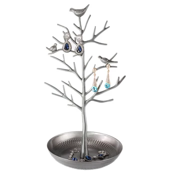 Jewelry Display Stand Rack Tree Bird Stand Iron Necklaces Earring Holder Bracelet Ornament Showcase Fashion Organizer 4 Colors
Jewelry Display Stand Rack Tree Bird Stand Iron Necklaces Earring Holder Bracelet Ornament Showcase Fashion Organizer 4 Colors