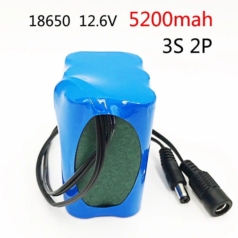 3s bms 18650 Rechargeable Battery DC 12V 12.6 V 5200 mAh Battery CCTV Camera Monitor 18650 Li-Ion Battery
3s bms 18650 Rechargeable Battery DC 12V 12.6 V 5200 mAh Battery CCTV Camera Monitor 18650 Li-Ion Battery