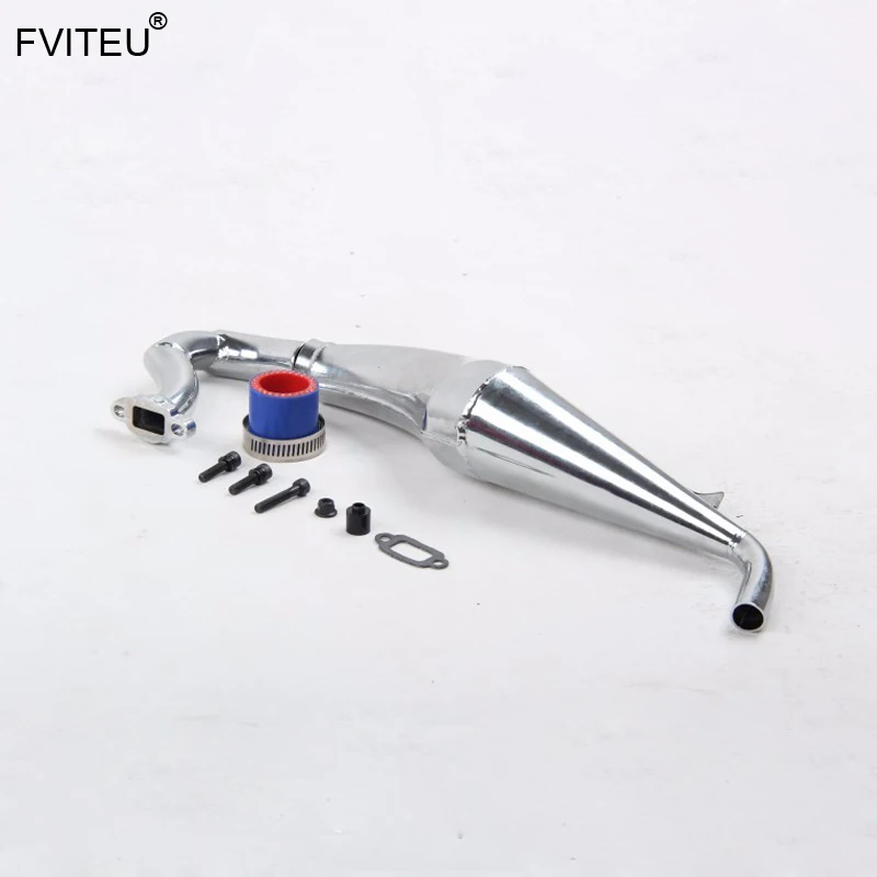FVITEU Chrome dominant V2 Rear exhaust pipe tuned pipe For 1/5 LOSI 5ive T Rovan LT King Motor x2
FVITEU Chrome dominant V2 Rear exhaust pipe tuned pipe For 1/5 LOSI 5ive T Rovan LT King Motor x2