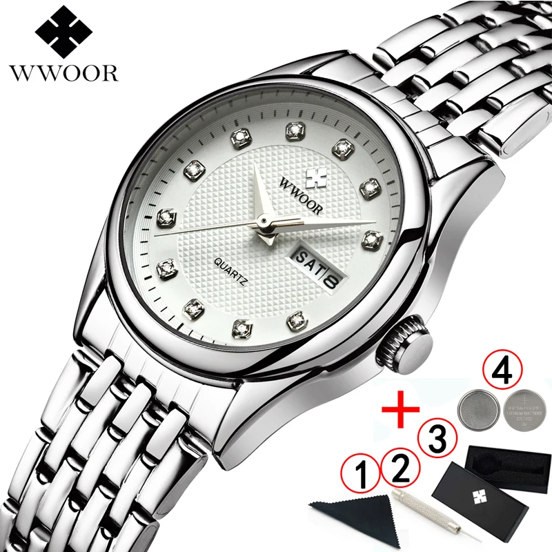 Women Watches Top Brand Luxury WWOOR Diamond Small Women Watch Bracelet original Simple wristwatches clock Montre Femme 2019
Women Watches Top Brand Luxury WWOOR Diamond Small Women Watch Bracelet original Simple wristwatches clock Montre Femme 2019