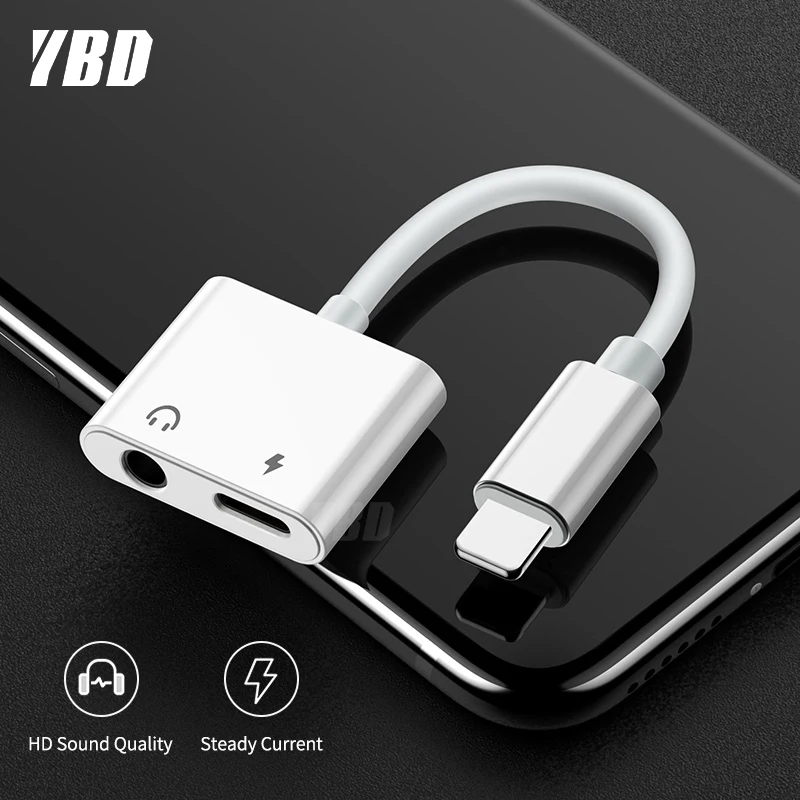 YBD 2 in 1 Audio Adapter charging Earphone Cable For iPhone 7 8 plus X Aux Jack For Lightning 3.5 mm To Headphone splitter
YBD 2 in 1 Audio Adapter charging Earphone Cable For iPhone 7 8 plus X Aux Jack For Lightning 3.5 mm To Headphone splitter