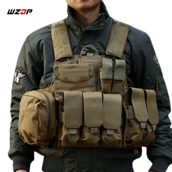 Outdoor Hunting Vests Tactical Vest 1000D Nylon Military Men Multi-function Vest Army CS Equipment Accessories Vest
Outdoor Hunting Vests Tactical Vest 1000D Nylon Military Men Multi-function Vest Army CS Equipment Accessories Vest