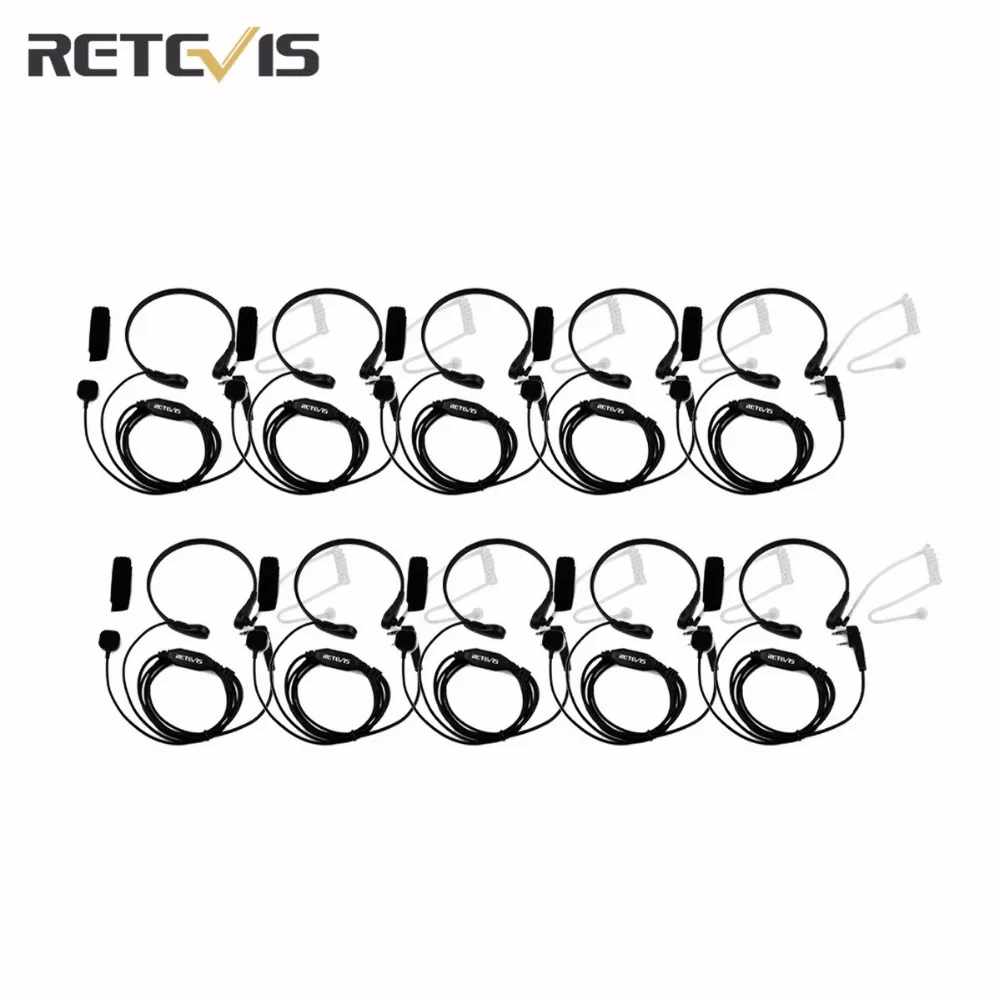 10 pcs Throat Mic PTT Headset For TYT For Kenwood For Baofeng UV5R 888S Retevis H777 Retevis RT3 Walkie Talkie C9007
10 pcs Throat Mic PTT Headset For TYT For Kenwood For Baofeng UV5R 888S Retevis H777 Retevis RT3 Walkie Talkie C9007