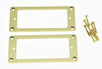 KAISH Gold Metal Mini Humbucker Pickup Mounting Rings Flat Bottom Mini Pickup Frame
KAISH Gold Metal Mini Humbucker Pickup Mounting Rings Flat Bottom Mini Pickup Frame