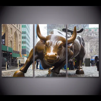 3 Pieces New York Pose Bronze Bull Wall Art Canvas Pictures For Living Room Bedroom Home Decor Printed Canvas Painting
3 Pieces New York Pose Bronze Bull Wall Art Canvas Pictures For Living Room Bedroom Home Decor Printed Canvas Painting